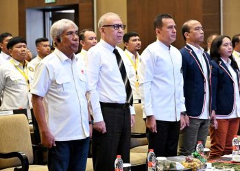 metrodeli/istimewa Penjabat (Pj) Sekretaris Daerah (Sekda) Provinsi Sumatera Utara (Sumut) Effendy Pohan menghadiri Musyawarah Provinsi (Musprov) Taekwondo Indonesia Sumut Tahun 2025 di Hotel Santika Premiere Dyandra Hotel & Convention Jalan Kapten Maulana Lubis Nomor 7 Medan, Jumat (7/2/2025).