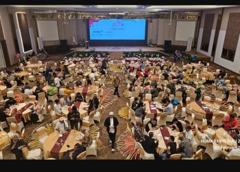 metrodeli/istimewa HPN : Sarasehan Nasional Media Massa dengan tema “Preservasi Jurnalisme Sebagai Pilar Demokrasi Digital” terkait peringatan Hari Pers Nasional (HPN) 2025 di Riau, Sabtu, 8 Februari 2025.