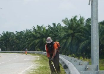 metrodeli/istimewa Hamawas lakukan pemeliharaan tol Kutepat sambut mudik Lebaran 2025 (ANTARA/HO)