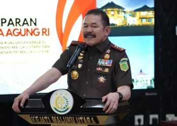 metrodeli/istimewa Jaksa Agung ST Burhanuddin saat kunjungan kerja ke Maluku Utara (dok. Istimewa)