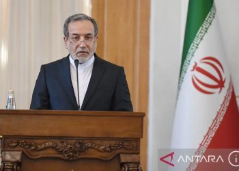 metrodeli/istimewa Menteri Luar Negeri Iran, Seyed Abbas Araghchi. ANTARA/Xinhua/Shadati/aa.