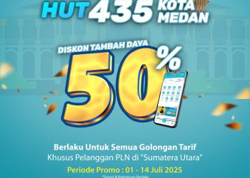 Leaflet Diskon Tambah Daya 50 Persen