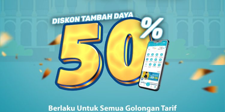 Leaflet Diskon Tambah Daya 50 Persen