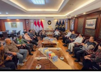 metrodeli/istimewa AUDIENSI: Panitia Kongres PWI beraudiensi dengan Menteri Hukum Supratman Andi Agtas, Selasa 2 Juli 2025. Foto: PWI