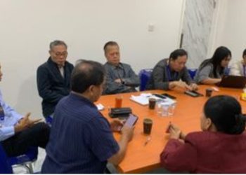 metrodeli/istimewa RAPAT KONGRES : Panitia Kongres Persatuan PWI 2025 rapat membahas pelaksanaan di Hall Gedung Dewan Pers, Kebon Sirih Jakarta, Rabu, 30 Juli 2025.