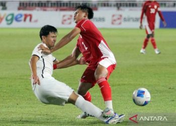 metrodeli/istimewa TUNDUKKAN : Timnas Indonesia U-17 sukses menundukkan Uzbekistan dengan skor 2-0 pada lanjutan Piala Kemerdekaan 2025, Jumat 15 Agustus 2025.
