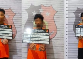 metrodeli/istimewa ketiga pelaku berinisial FD (16), JP (14), dan EG (16), yang seluruhnya masih berstatus pelajar.