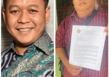 metrodeli/istimewa Rektor USU, Prof. Dr. Muryanto Amin, S.Sos., M.Si dan Ketua Forum Penyelamat USU, Taufik Umar Dani Harahap, S.H.