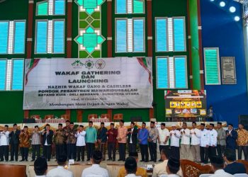 metrodeli/bardansyah WAKAF : Pondok Pesantren (Ponpes) Mawaridussalam Batang Kuis menggelar kegiatan “Wakaf Gathering dan Launching Nazhir Wakaf Uang dan Cashless” dengan tema “Membangun Masa Depan dengan Wakaf”, Minggu 19 Oktober 2025.