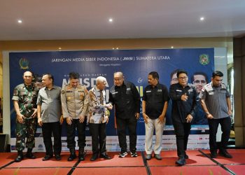 metrodeli/istimewa MUSDA : Wakil Gubernur Sumut, Surya menghadiri Musda JMSI Sumut Tahun 2025 di Grand City Hall Jalan Balai Kota Nomor 1 Medan, Kamis 2 Oktober 2025.