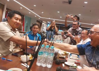 metrodeli/istimewa AUDIENSI : Kesepakatan ini dicapai dalam audiensi antara Menteri PKP Maruarar Sirait dan Ketua Umum PWI Pusat Akhmad Munir di Kantor PKP, Jakarta, Jumat 5 Desember 2025.