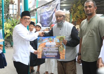 metrodeli/istimewa Wakil Walikota Medan H Zakiyuddin Harahap melaksanakan safari Ramadhan di masjid Jami' di Jalan Kejaksaan simpang Taruma, Kecamatan Medan Petisah, Senin 23 Februari 2026.