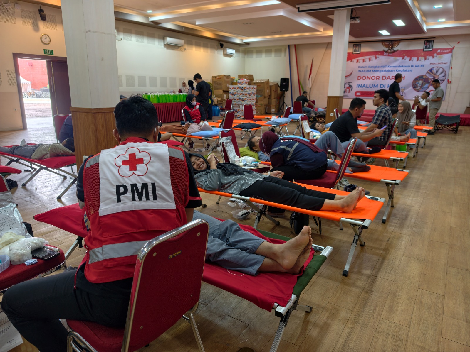 metrodeli/istimewa DONOR DARAH : ISP Tanjung Gading menggelar kegiatan donor darah dilaksanakan pada bekerja sama dengan PMI Kabupaten Batubara, Rabu 12 Agustus 2026.