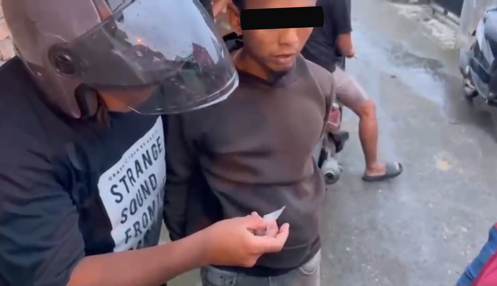 metrodeli/istimewa TANGKAP : Satuan Reserse Narkoba Polrestabes Medan mengamankan seorang pria berinisial F (30), yang diduga terlibat dalam peredaran narkotika jenis sabu di Jalan STM, Kecamatan Medan Johor, pada Rabu 23 September 2026 sore.
