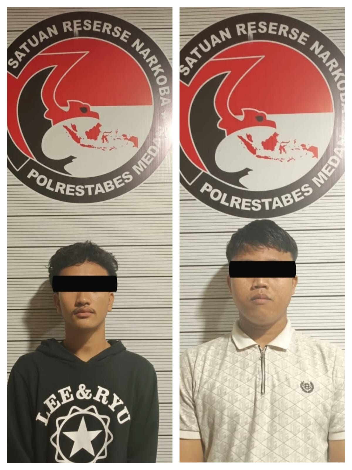 metrodeli/istimewa AMANKAN : Satuan Reserse Narkoba Polrestabes Medan mengamankan dua pria yang diduga terlibat peredaran narkotika jenis pil ekstasi di Jalan H Anif, Kecamatan Percutseituan, Kabupaten Deli Serdang, Kamis 22 Oktober 2026 sekitar pukul 01.00 WIB.